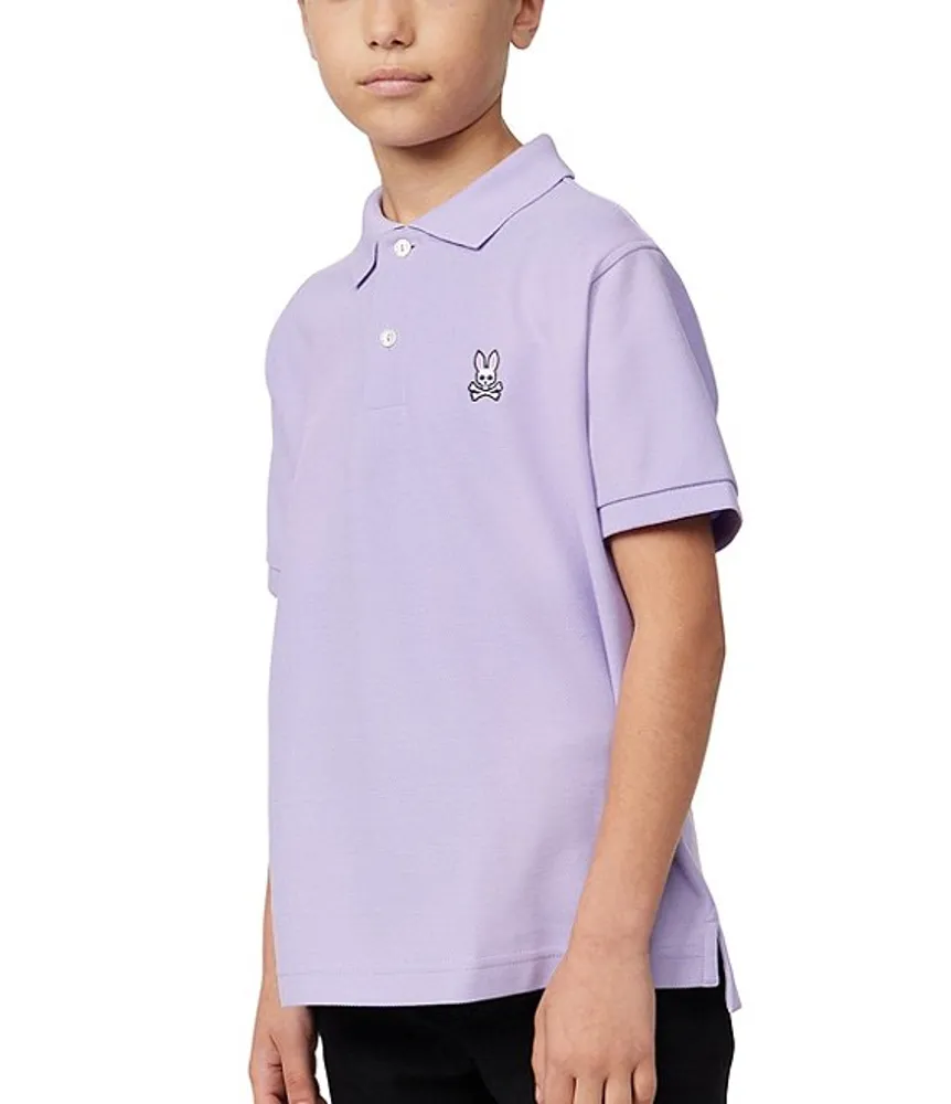 Psycho Bunny Little/Big Boys 5-20 Short Sleeve Classic Polo Shirt