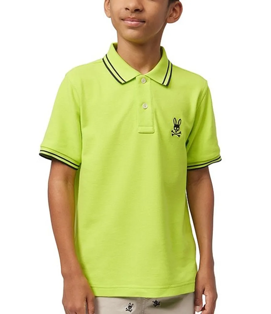 Psycho Bunny Little/Big Boys 5-20 Short Sleeve Posen Matte Pique