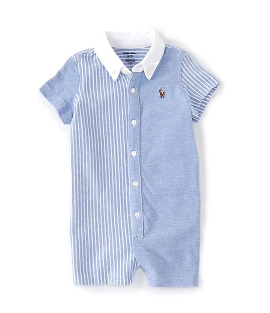 Ralph Lauren Baby Boys 3-24 Months Short-Sleeve Colorblock/Stripe 