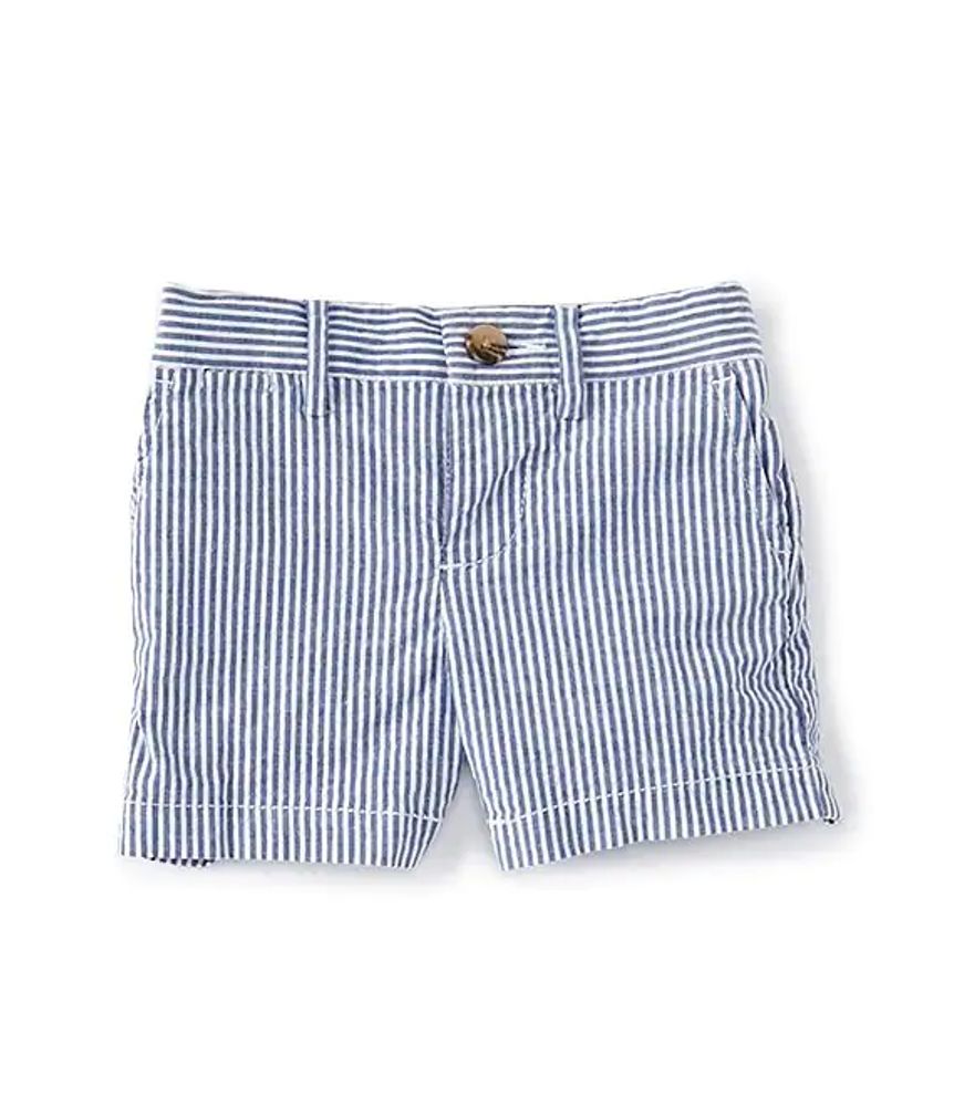 Ralph Lauren Baby Boys 3-24 Months Striped Seersucker Shorts | The