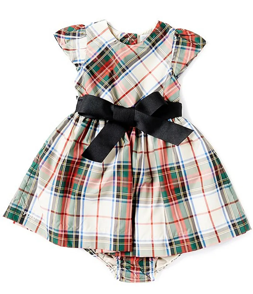 Ralph lauren plaid baby on sale dress