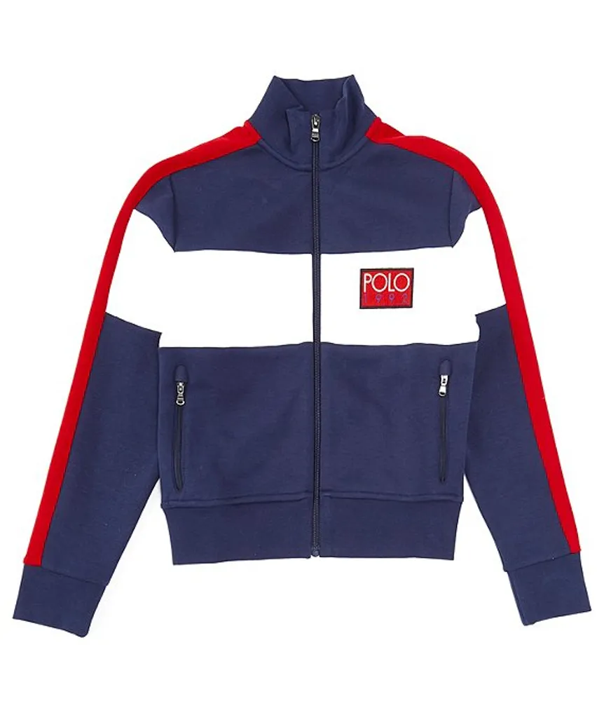 Polo ralph lauren discount fleece track jacket