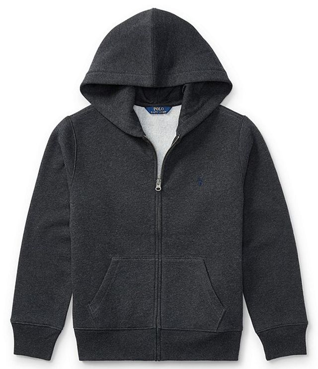 Ralph lauren black zip up hoodie sale