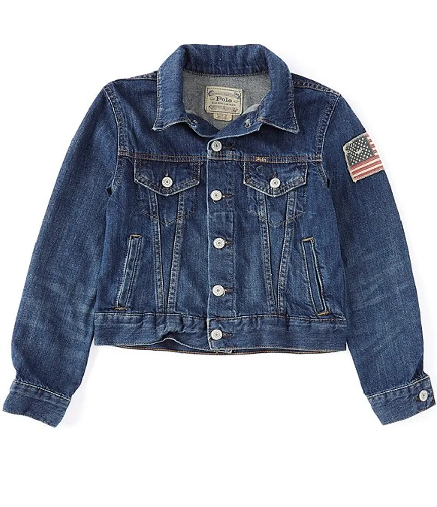 Polo Ralph Lauren Big Boys 8 20 Denim Trucker Jacket Hamilton Place