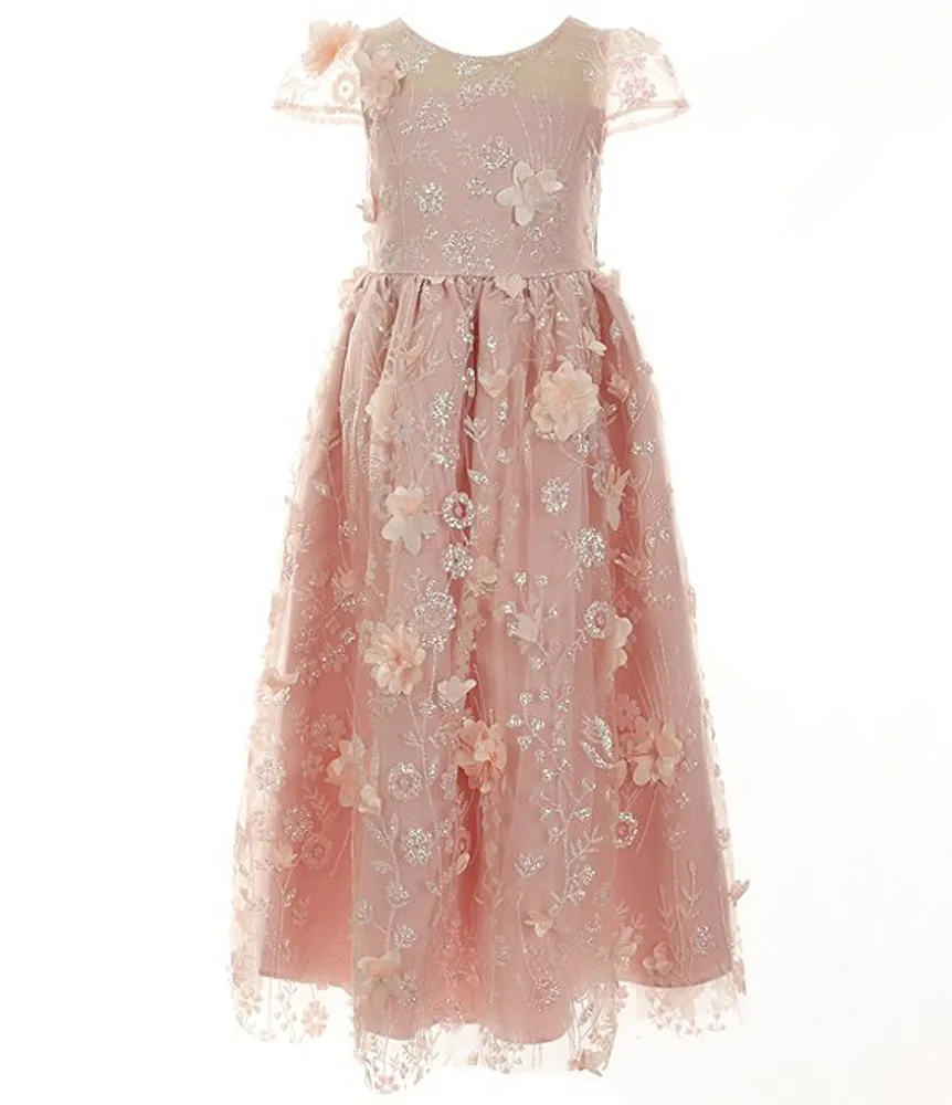 Dillards flower hot sale girl dresses