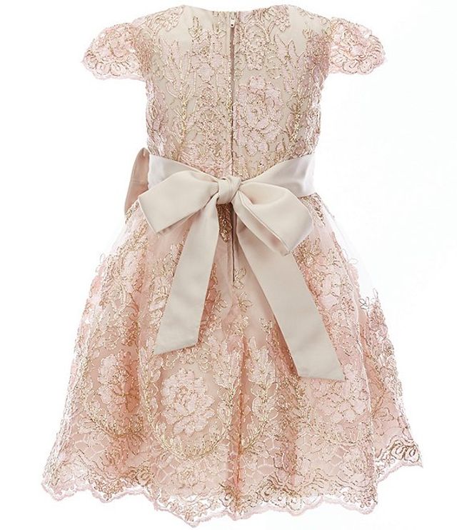 Rare editions floral embroidered dress store
