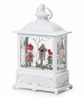 Roman Cardinal Birdhouse LED Swirl Lantern | Alexandria Mall