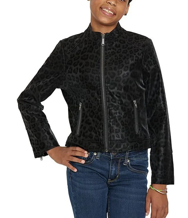 Cheetah leather jacket outlet
