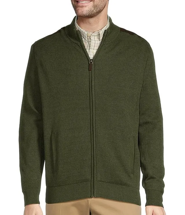 Roundtree Yorke Long Sleeve Multi Stripe Quarter Zip Sweater