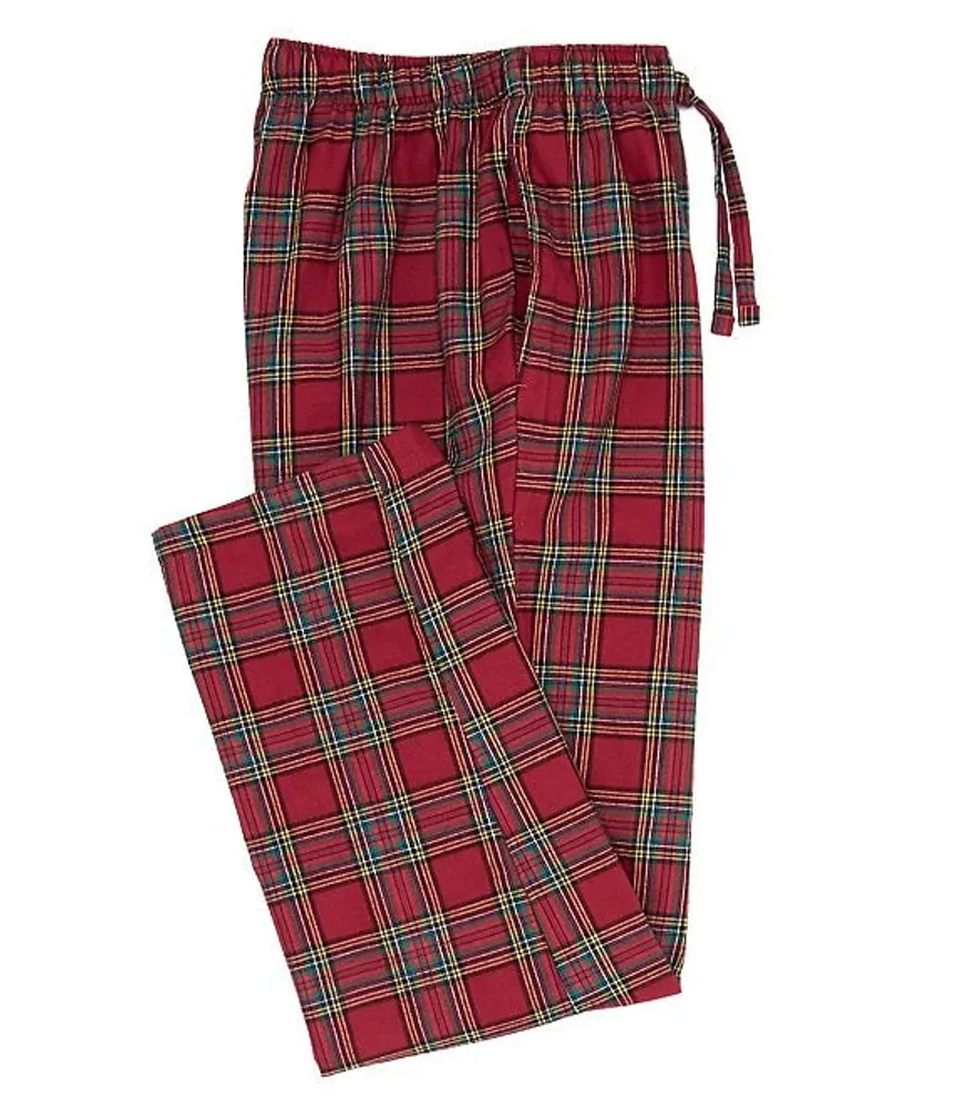 Roundtree Yorke Tartan Plaid Portuguese Flannel Sleep Pants