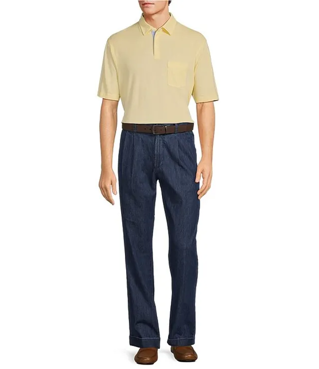Roundtree and yorke hotsell pleated jeans