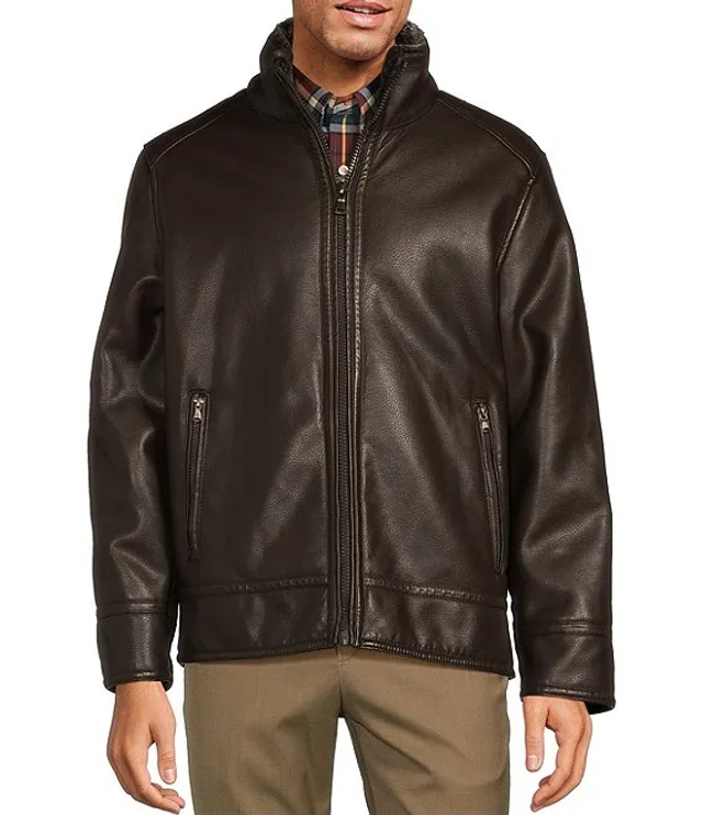 Roundtree and yorke buffalo leather jacket best sale