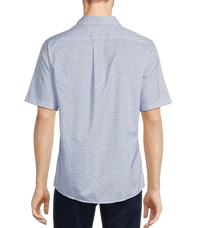 Roundtree Yorke TravelSmart Slim Easy Care Short Sleeve Paisley