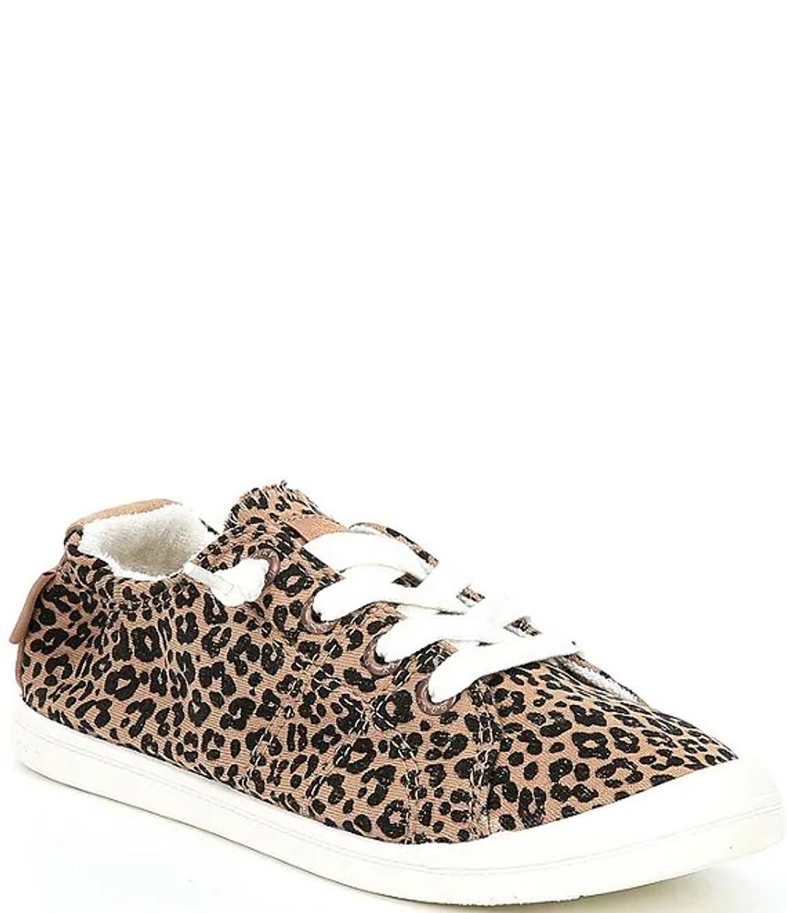 Roxy leopard canvas sneakers store