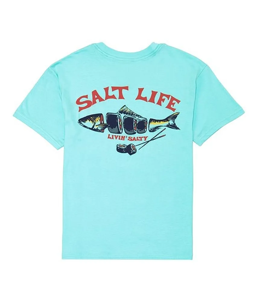 Salt Life Big Boys 8 20 Short Sleeve Salty Sushi T Shirt