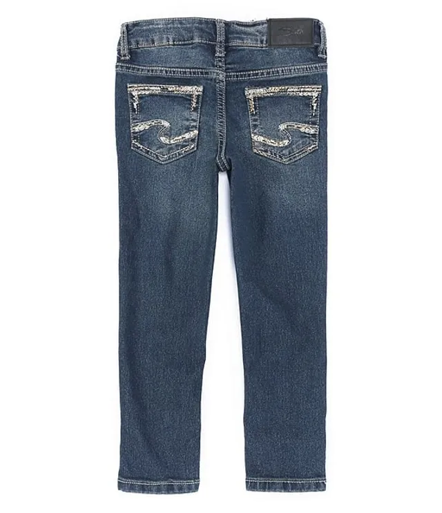 Silver Jeans Co. Little Girls 2T 6X 5 Pocket Back Pocket Detail