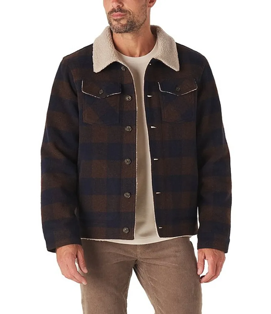 Dillards sherpa jacket top