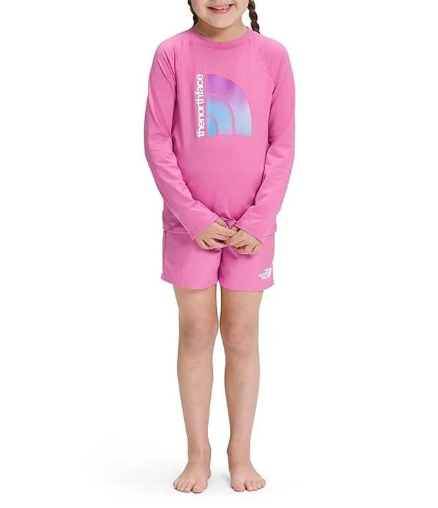 The North Face Little Girls 2T 7 Amphibious Sun Solid Long Sleeve