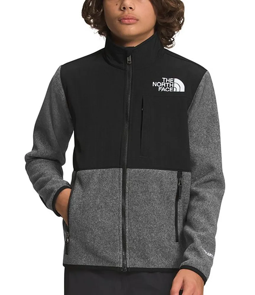 Boys north online face fleece jacket