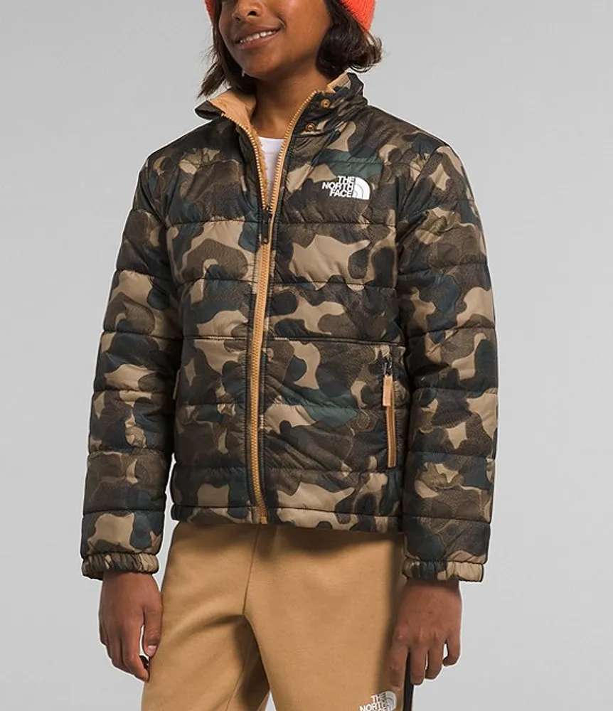 The north 2025 face windbreaker camo