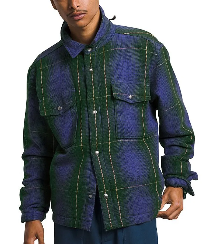Plaid utility clearance jacket