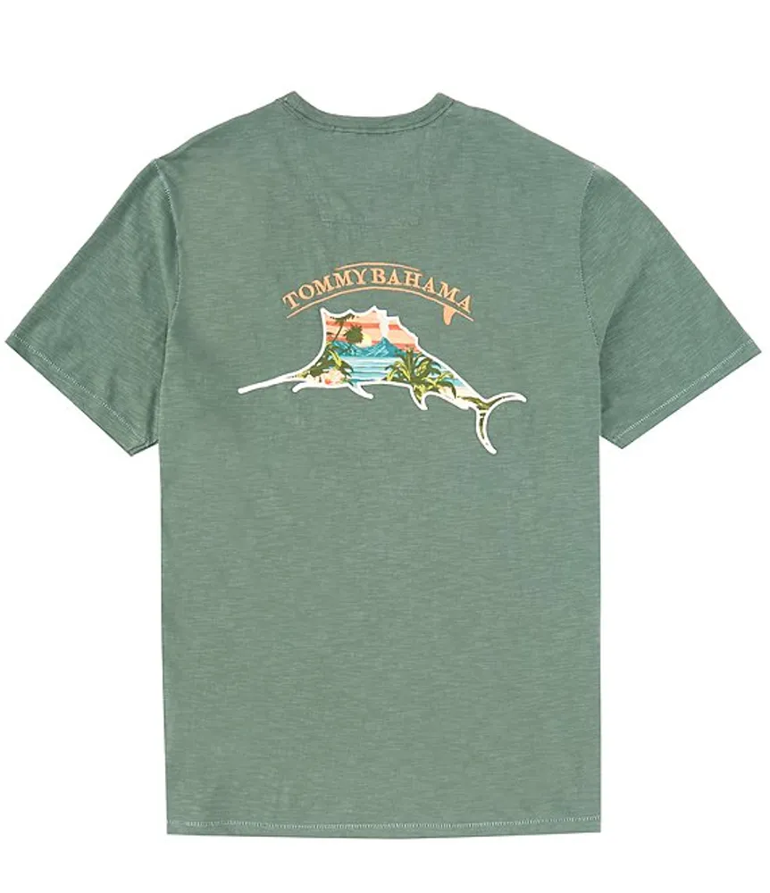 Tommy Bahama Big Tall Island Billboard Marlin Lux Short Sleeve T