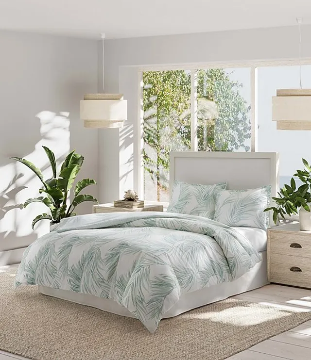 Tommy bahama raffia sales palms comforter set