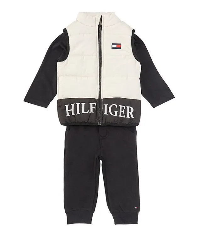 Tommy Hilfiger Baby Boys 12 24 Months Sleeveless Logo Puffer Vest
