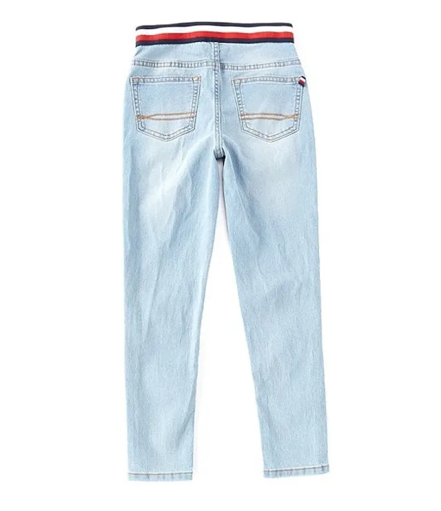 Tommy Hilfiger Big Girls 7 16 Jacquard Waist Jegging CoolSprings