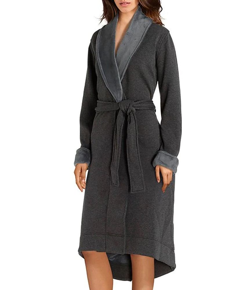 UGG Duffield II Fleece Shawl Collar Wrap Cozy Robe Hamilton Place