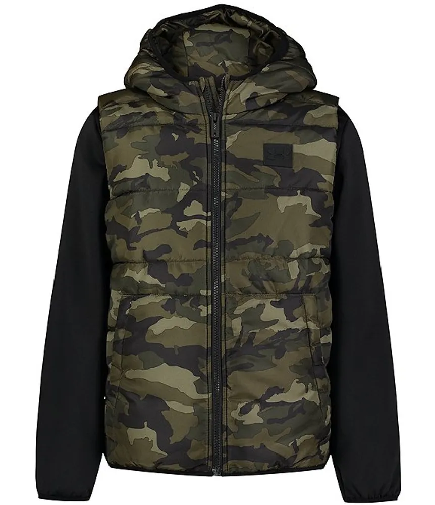 Boys under best sale armour camo hoodie