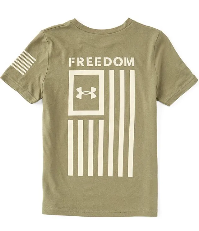 Boys under hotsell armour flag shirt