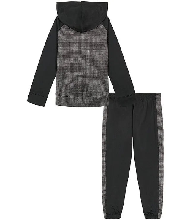 Under Armour Little Boys 2T 7 Long Sleeve Grid Fleece Quarter Zip