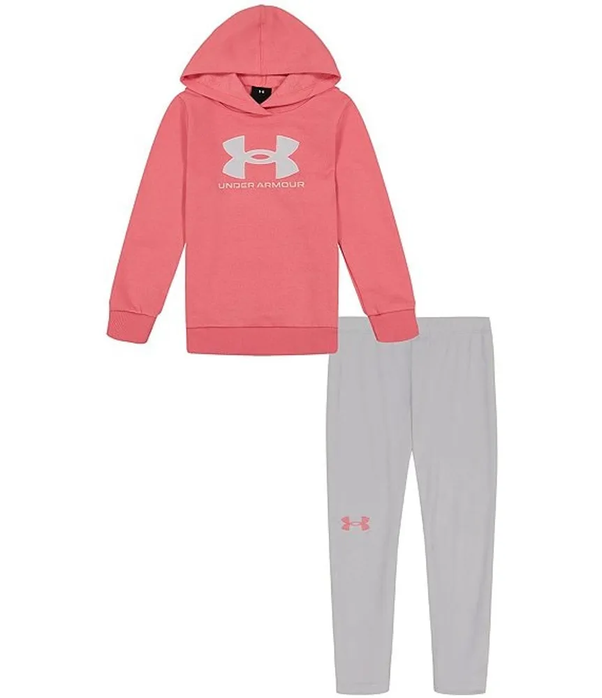 Under Armour Little Girls 2T 6X Long Sleeve Logo Fleece Tunic