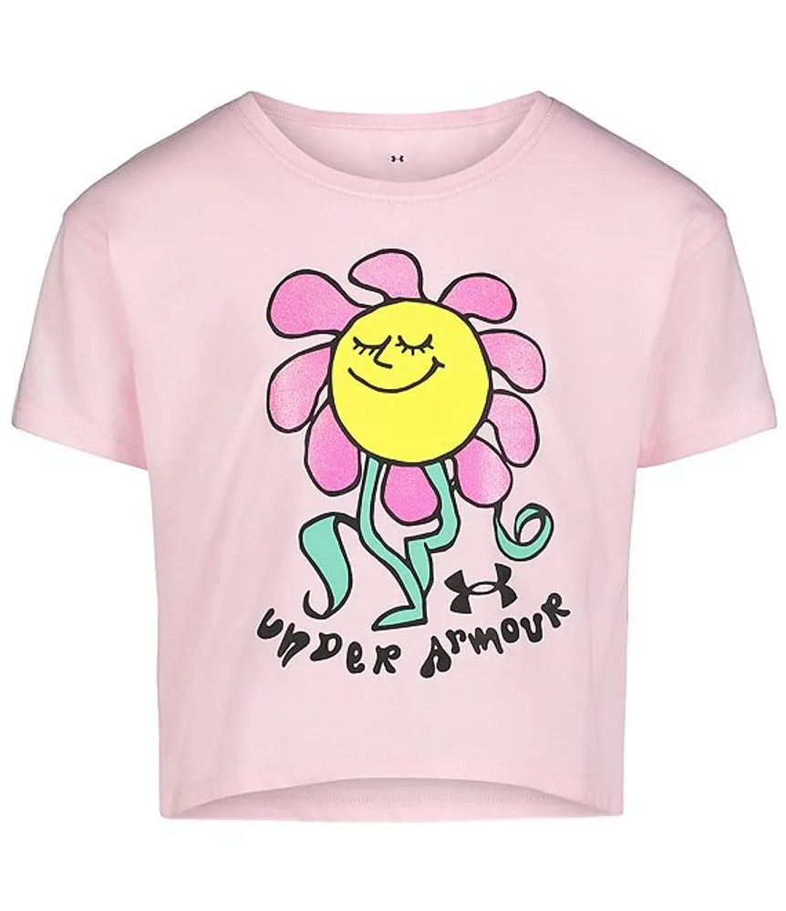 Girls under armour tshirt discount
