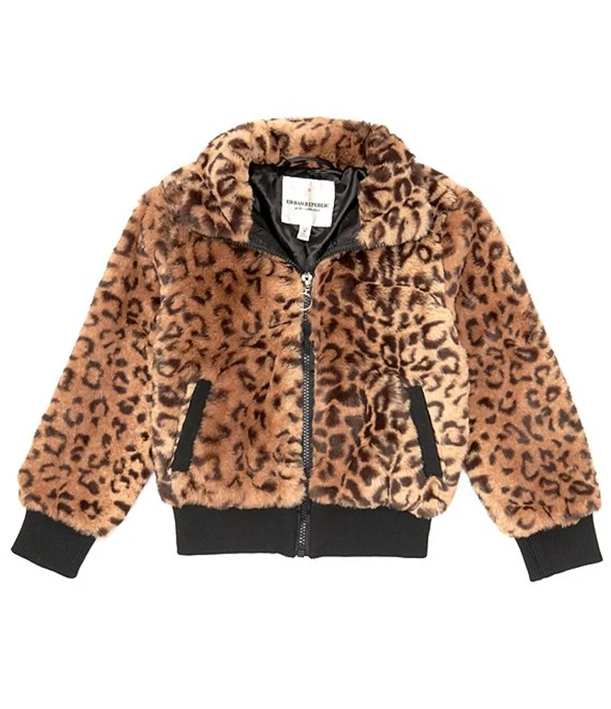 Faux fur bomber sales jacket girls