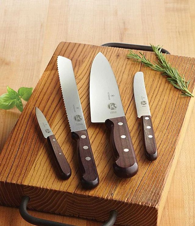 Victorinox Swiss Army 7 Piece Rosewood Cutlery Block Set