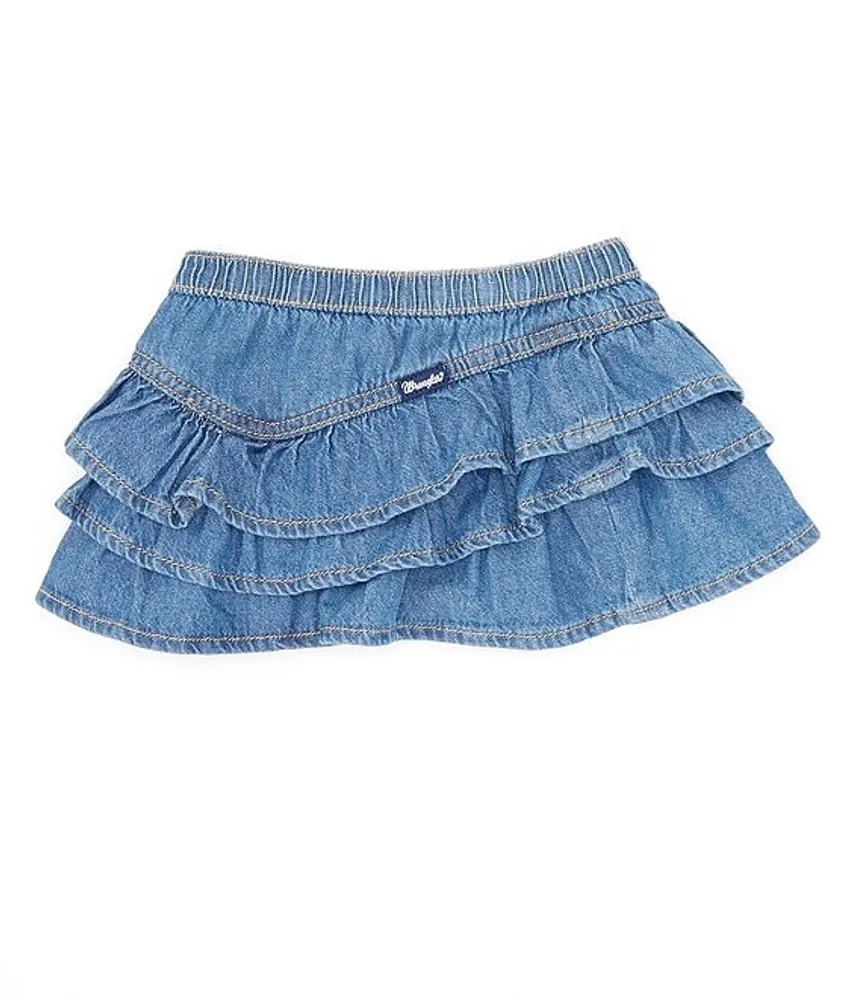 Newborn blue shop jean skirt