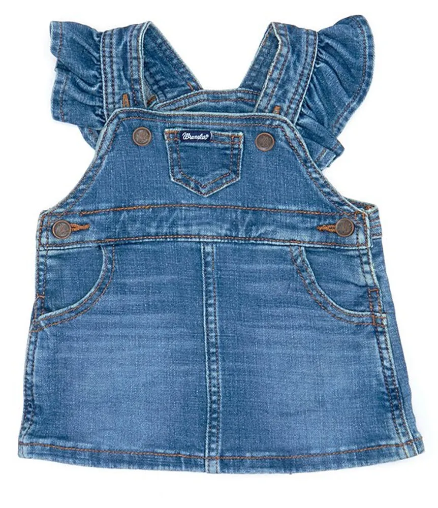 Wrangler Baby Girls Newborn 24 Months Sleeveless Denim Skirtall