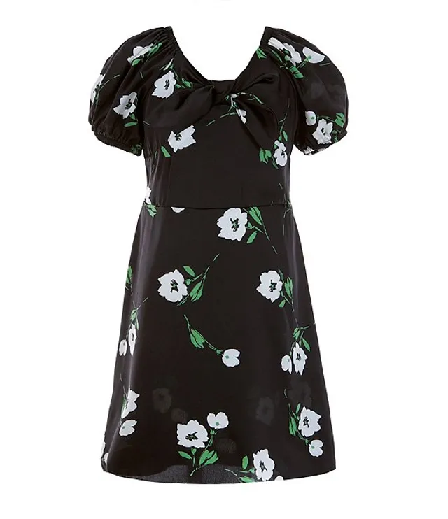 Dillards black cheap floral dress
