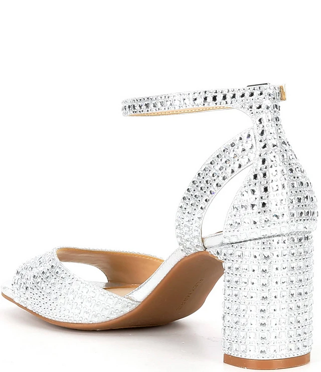 Alex Marie Ellise Rhinestone Ankle Strap Dress Sandals Alex Marie Ellise Rhinestone Ankle Strap Dress Sandals