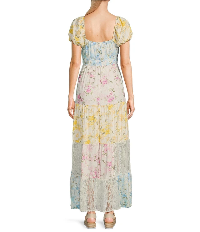MILLO ARCHIVE ♥ Patchwork Maxi Dress /追跡付 Patchwork Maxi Dress - Etsy