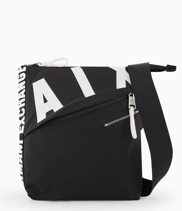 Armani Exchange #double;AX#double; Printed Flat Crossbody Bag at