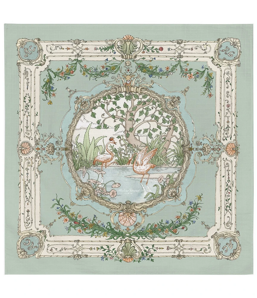 Atelier Choux Paris Baby Organic Cotton Tapestry Carre