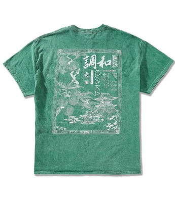 【BAON】[unisex] Howa Printing Pigment Short Sleeve Tee Mesa Wavewash - Short Sleeve T-Shirt for Men | Billabong