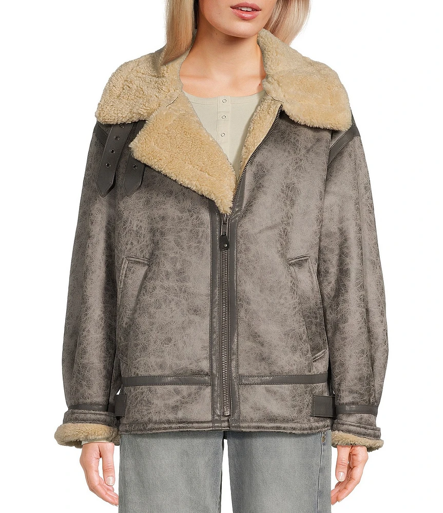 Aviator jacket womens vintage hotsell
