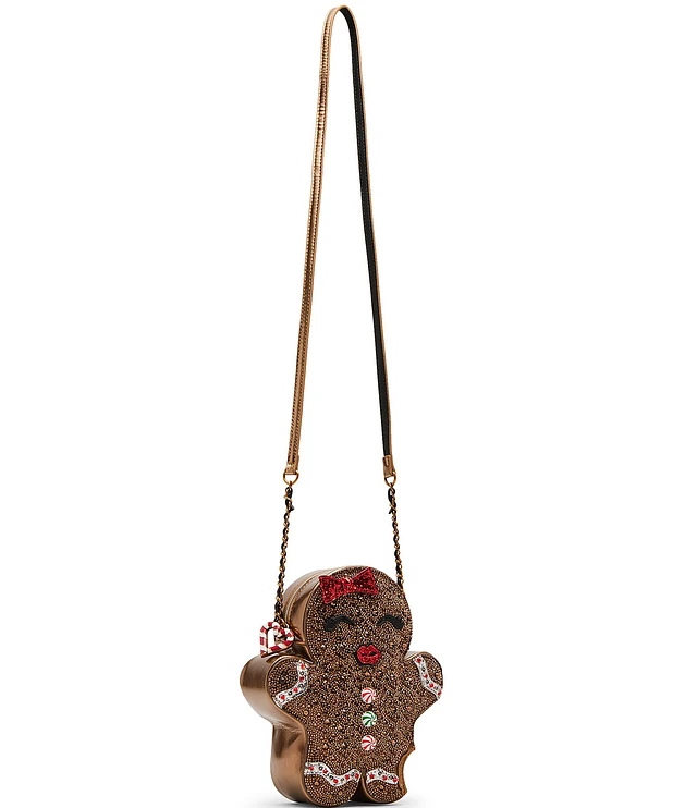 Betsey Johnson gingerbread offers crossbody