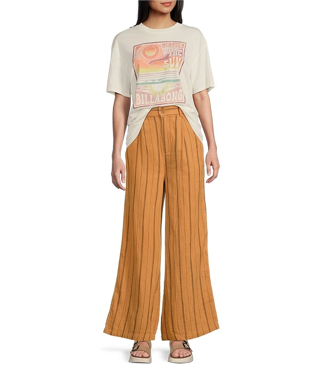 Billabong Free Fall High Rise Wide Leg Pants at Hamilton