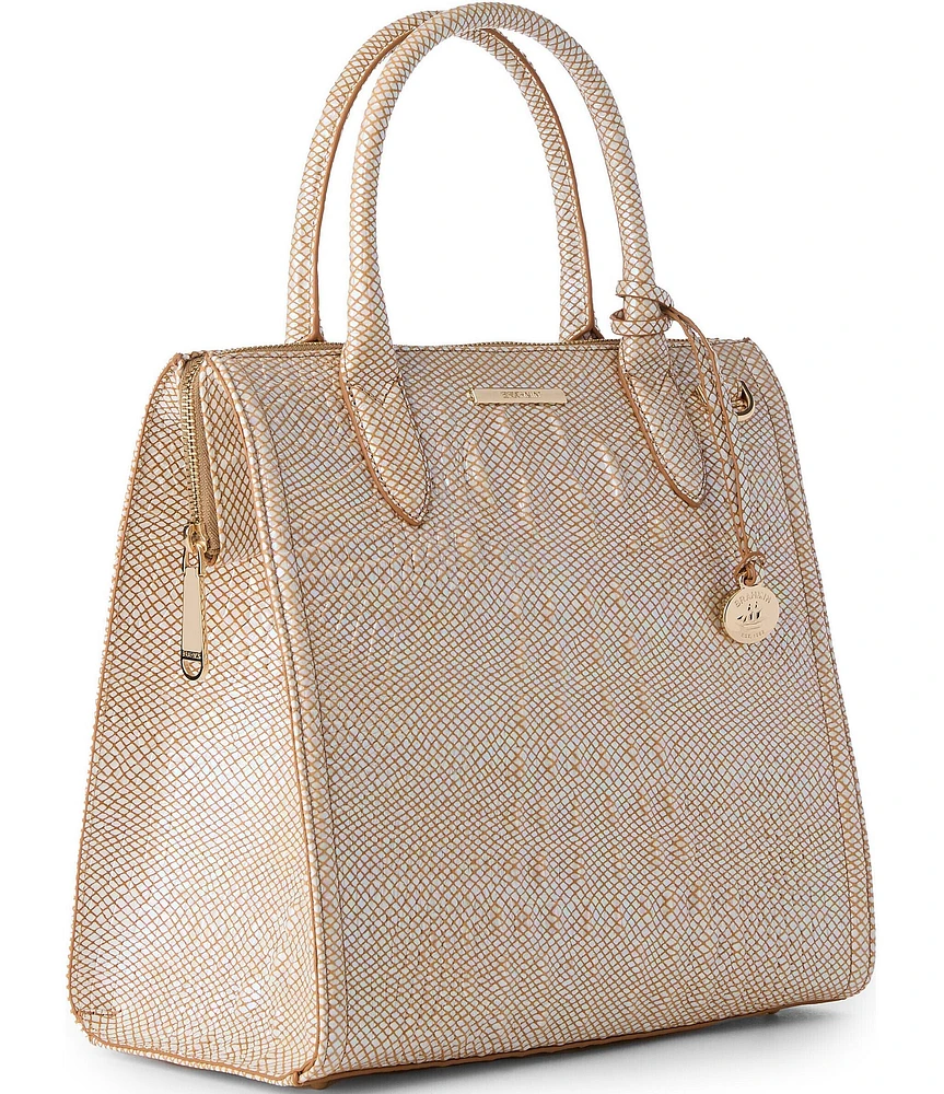 BRAHMIN Melbourne Collection Tiramisu Caroline Satchel Bag