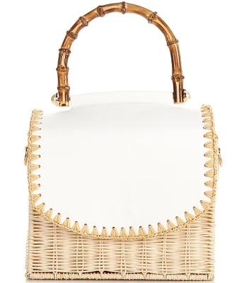 ALDO Arinella Rattan Statement Top Handle Bag | The Shops at